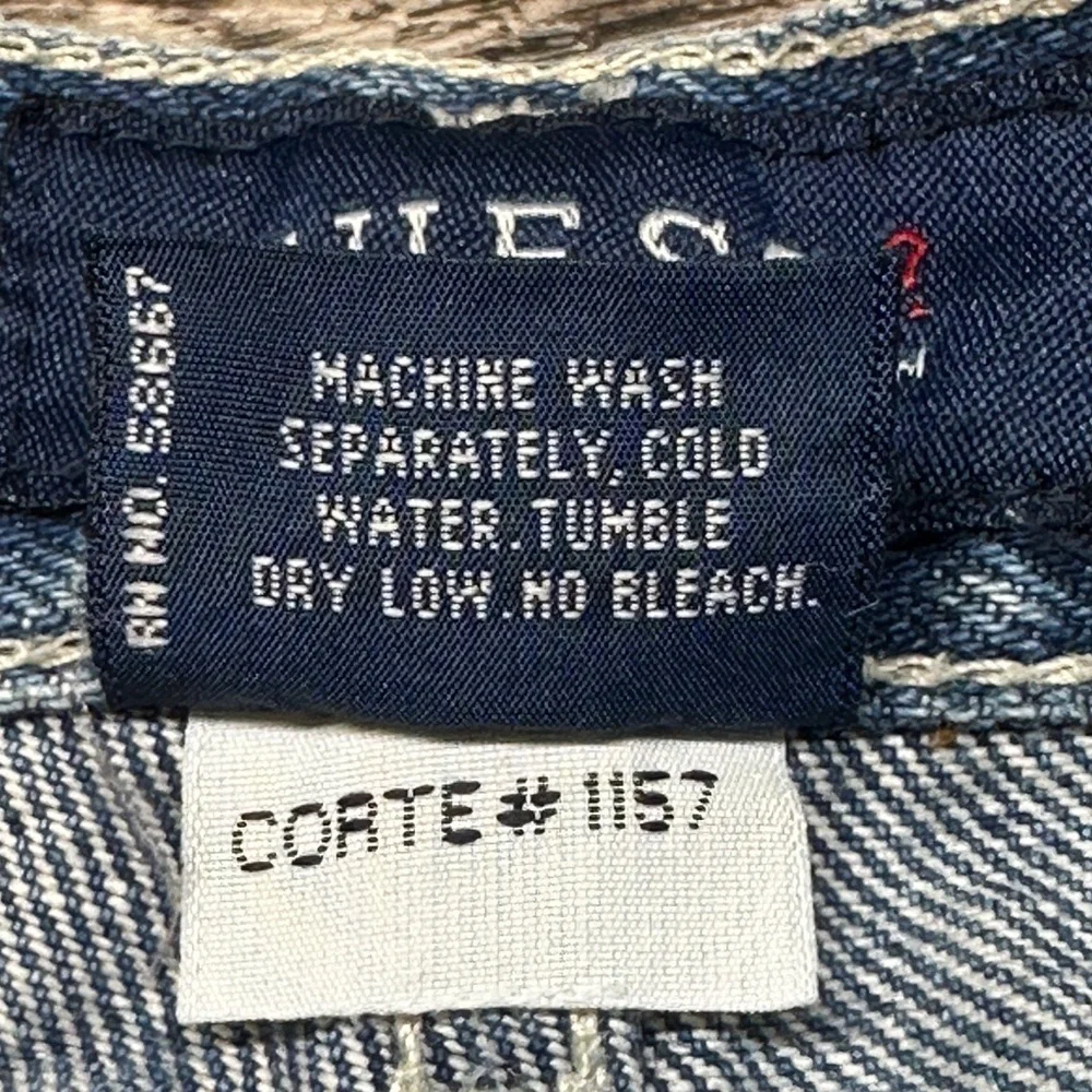 Vintage Guess Jeans Denim Jorts Baggy Y2K Carpenter Shorts Size 12 GUC